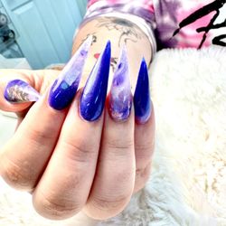 Global Nail & Spa - Marble nails!