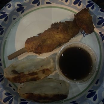 Jinzen - dumplings, chicken teriyaki kebabs - Asian Fusion Near Me - Clayton, Missouri