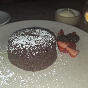 Pace - Chocolate lava cake with vanilla ice cream - Italian Near Me - Los Angeles, California