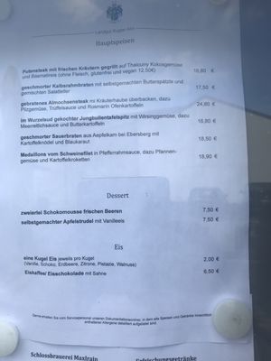 Menu photo 3 Kugler Alm Ebersberg, BY