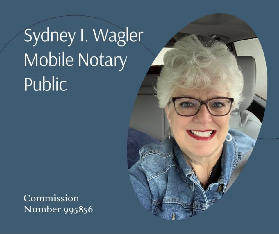 SYDNEY I WAGLER MOBILE NOTARY PUBLIC Corvallis, Oregon Notaries