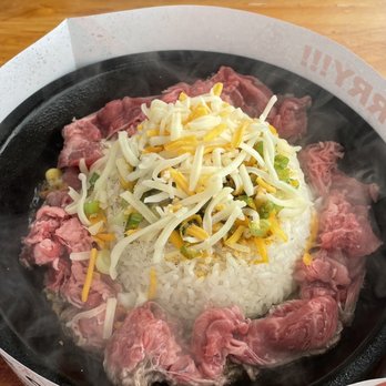 Sizzling Lunch - Curry pepper rice with cheese - Teppanyaki Near Me - Fremont, California
