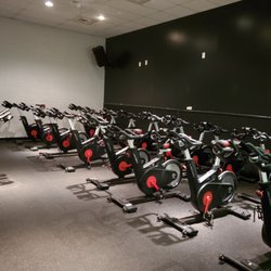 Asheville YMCA - Cycle studio.