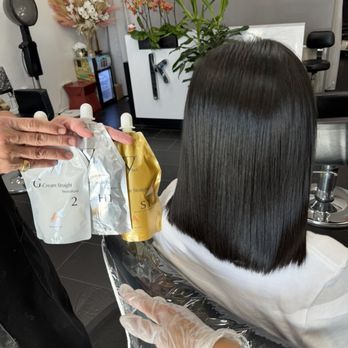 Cindy Hair Salon - All done!! Shiny, healthy and very smooth! I love it! Thank you Cindy!! - Hair Salons Near Me - Westminster, California