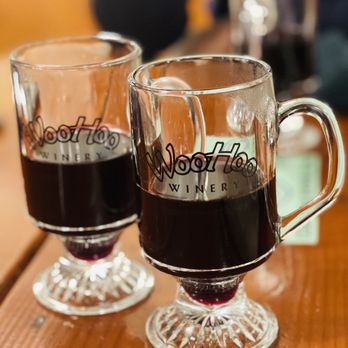 WooHoo Winery - two glasses of wine on a table - Wine Tasting Room Near Me - Leavenworth, Washington WooHoo Winery - two glasses of wine on a table - Wine Tasting Room Near Me - Leavenworth, Washington