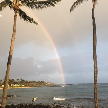 RumFire Poipu Beach - View from the dining room - Seafood Near Me - Koloa, Hawaii
