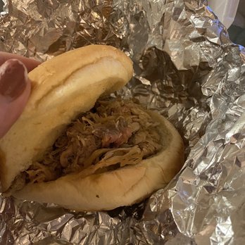 Cook Out - Barbecue sandwich w/o sauce. - Burgers Near Me - Bristol, Virginia