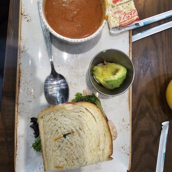First Watch - Tomato soup with turkey sandwich - Breakfast & Brunch Near Me - Lutz, Florida First Watch - Tomato soup with turkey sandwich - Breakfast & Brunch Near Me - Lutz, Florida