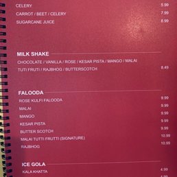 Beverage Menu Beverage Menu