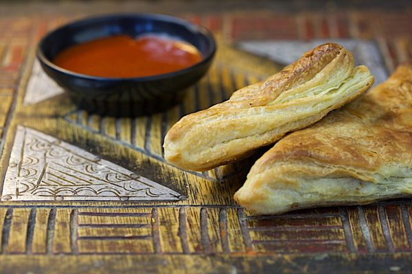 Photo of Zeni Ethiopian Restaurant - San Jose, CA, US. Sambussa (Vegetarian)