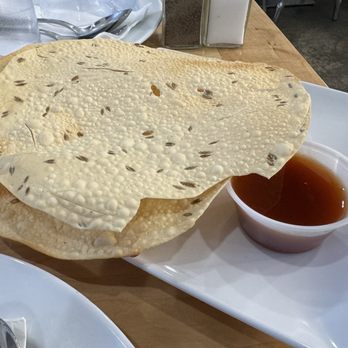 Indian Cafe - Lodi - Papdam - Crisp and Yummy!  :0) - Indian Near Me - Lodi, California