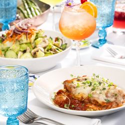 Primavera Ristorante - Chicken Parmesan, House Salad, and an Aperol Spritz