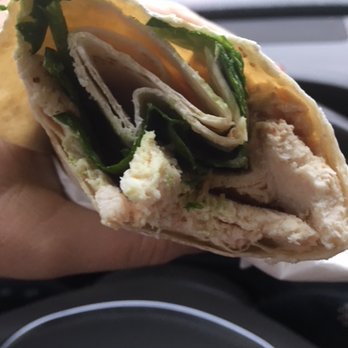 Elegance Cafe - Grilled Chicken Wrap mid way- more wrap less of everything else, check the  review - Breakfast & Brunch Near Me - Paoli, Pennsylvania