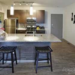 The Flats - Gourmet Kitchen with granite counter-tops.