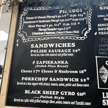 Black Sheep Craft Kitchen - menu - Polish Near Me - Crest Hill, Illinois