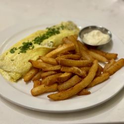 Flora Jean's - Boursin Cheese Omelette & Frites