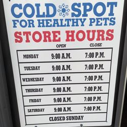 Cold Spot Feeds - Store hours