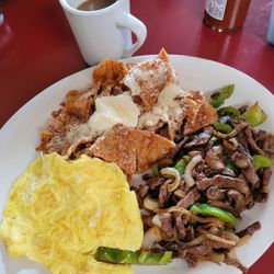 Batavia Diner 2 - Chilaquiles w/Steak