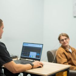 Extivita-RTP - Personalized brain training Our Neurofeedback Technician meets one-on-one with each patient to review progress and adjust protocols.