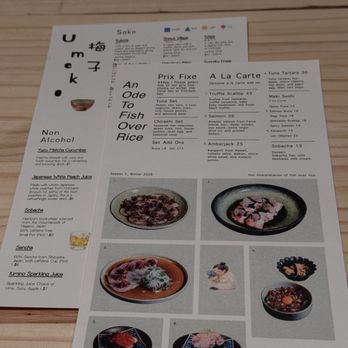 Umeko - Menu - Japanese Near Me - New York, New York