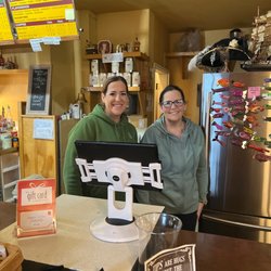Pirate Coffee Company - Shae and Bree enjoy the morning serving cups of delicious Joe