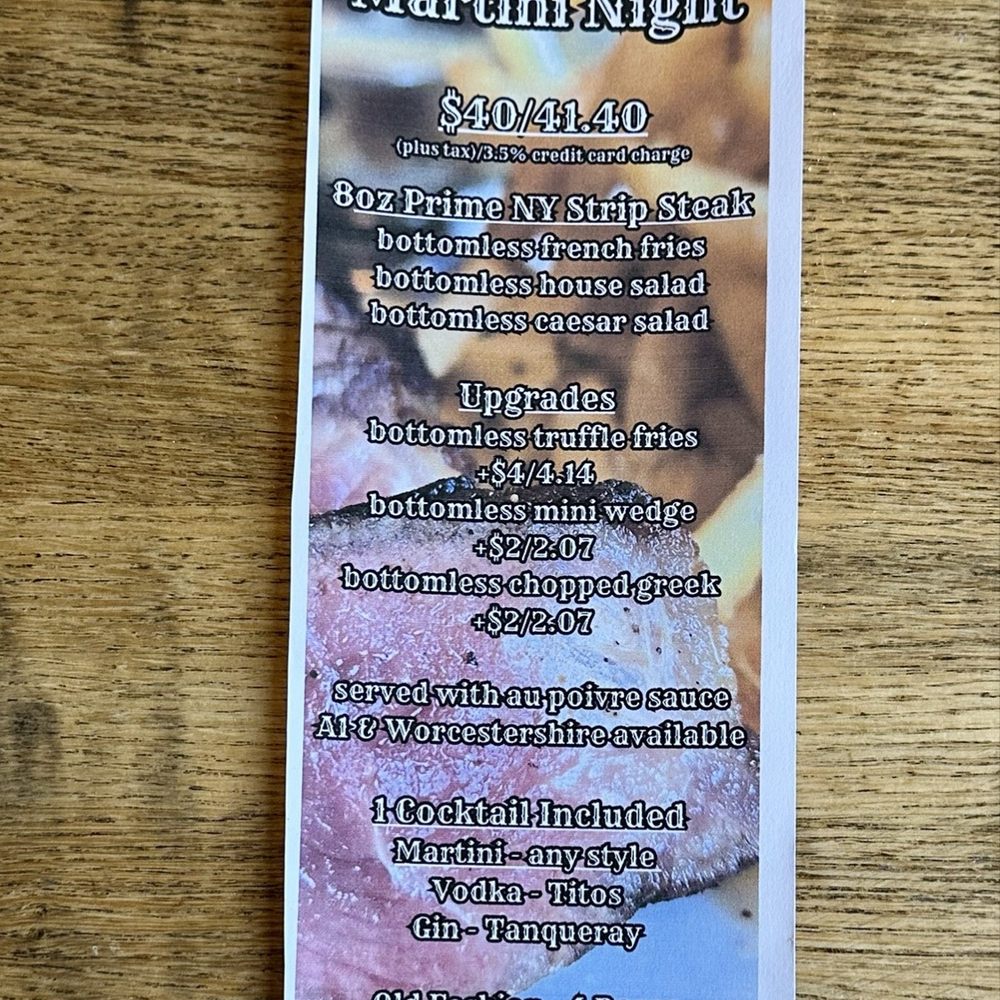 Publicans - Wednesday steak night menu - Burgers Near Me - Manhasset, New York Publicans - Wednesday steak night menu - Burgers Near Me - Manhasset, New York