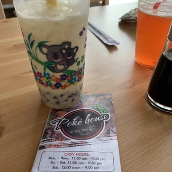Poke House & Tea Bar - Banana tea and brown sugar jellies. - Poke Near Me - St Paul, Minnesota Poke House & Tea Bar - Banana tea and brown sugar jellies. - Poke Near Me - St Paul, Minnesota