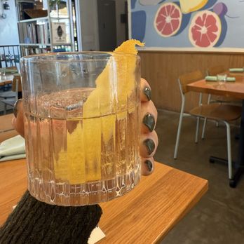 Mayfield - The Peach White Negroni - New American Near Me - San Juan Capistrano, California