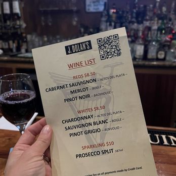 J. Dolan's - Wine list - Pizza Near Me - Honolulu, Hawaii