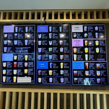 Kung Fu Tea on Spadina - Menu (as of 1/15/24) - Bubble Tea Near Me - Toronto, Ontario