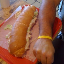 Jersey Giant Submarine - Subs the size of your arm... or rather, a big guy's arm