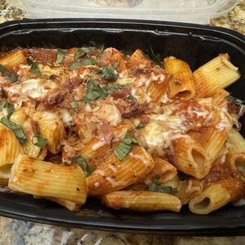 Pasta On The Fly - Rigatoni with red gravy, add bacon. Flavor was solid but similar to canned sauce from grocery store. - Pasta Shops Near Me - New Orleans, Louisiana Pasta On The Fly - Rigatoni with red gravy, add bacon. Flavor was solid but similar to canned sauce from grocery store. - Pasta Shops Near Me - New Orleans, Louisiana