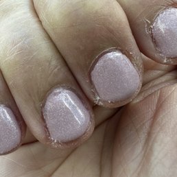 Manicure with polish Manicure with polish