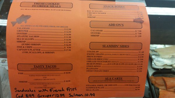 Menu photo 2 Northwest Seafood Tioga Newberry, FL Menu photo 2 Northwest Seafood Tioga Newberry, FL