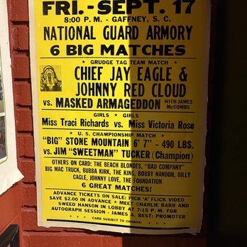 Cherokee County Museum - Old professional wrestling poster - Art Museums Near Me - Gaffney, South Carolina Cherokee County Museum - Old professional wrestling poster - Art Museums Near Me - Gaffney, South Carolina