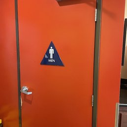 No key needed for men's room...... No key needed for men's room......