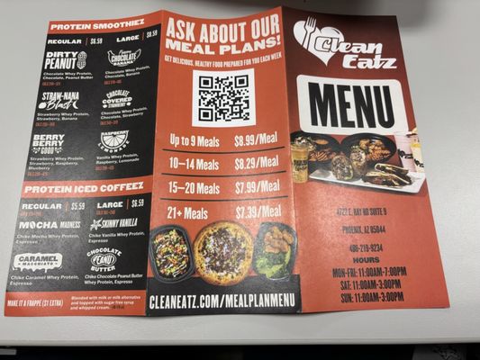 Menu photo 1 Clean Eatz Cafe Phoenix, AZ Menu photo 1 Clean Eatz Cafe Phoenix, AZ