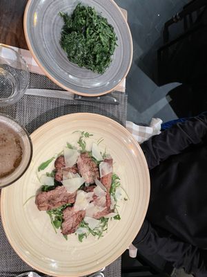 Photo of Osteria dell'Olio - Firenze, FI, IT. Grilled beef with arugula and Parmesan