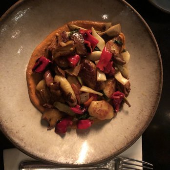 The Morris - Gnocchi with lobster mushroom (it's a type of mushroom, there is no lobster in the dish) - New American Near Me - San Francisco, California