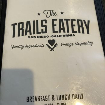 The Trails Eatery - Menu - Breakfast & Brunch Near Me - San Diego, California The Trails Eatery - Menu - Breakfast & Brunch Near Me - San Diego, California