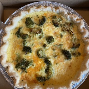 Life of Pie - Broccoli and cheddar quiche (before heating) - Bakeries Near Me - Ottawa, Ontario