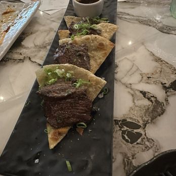 Nova Kitchen & Bar - Scallion Pancake Asada - Asian Fusion Near Me - Garden Grove, California Nova Kitchen & Bar - Scallion Pancake Asada - Asian Fusion Near Me - Garden Grove, California