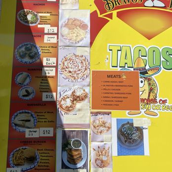 Bravo's Tacos - Menu - Food Trucks Near Me - Portland, Oregon Bravo's Tacos - Menu - Food Trucks Near Me - Portland, Oregon