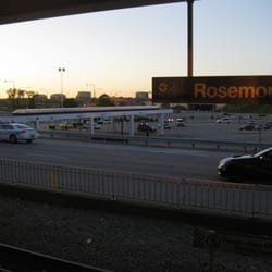 Rosemont Transit Center - View from platform of the Rosemont Station
