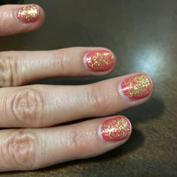 Coco Ruby Nail & Spa - This is a regular manicure after a week! Not even a chip and they aren't gel. No other manicure has ever lasted this long, glitter or not. - Massage Near Me - New York, New York