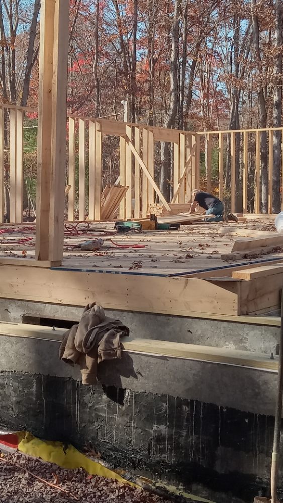 Slide of Red White & Blue Construction