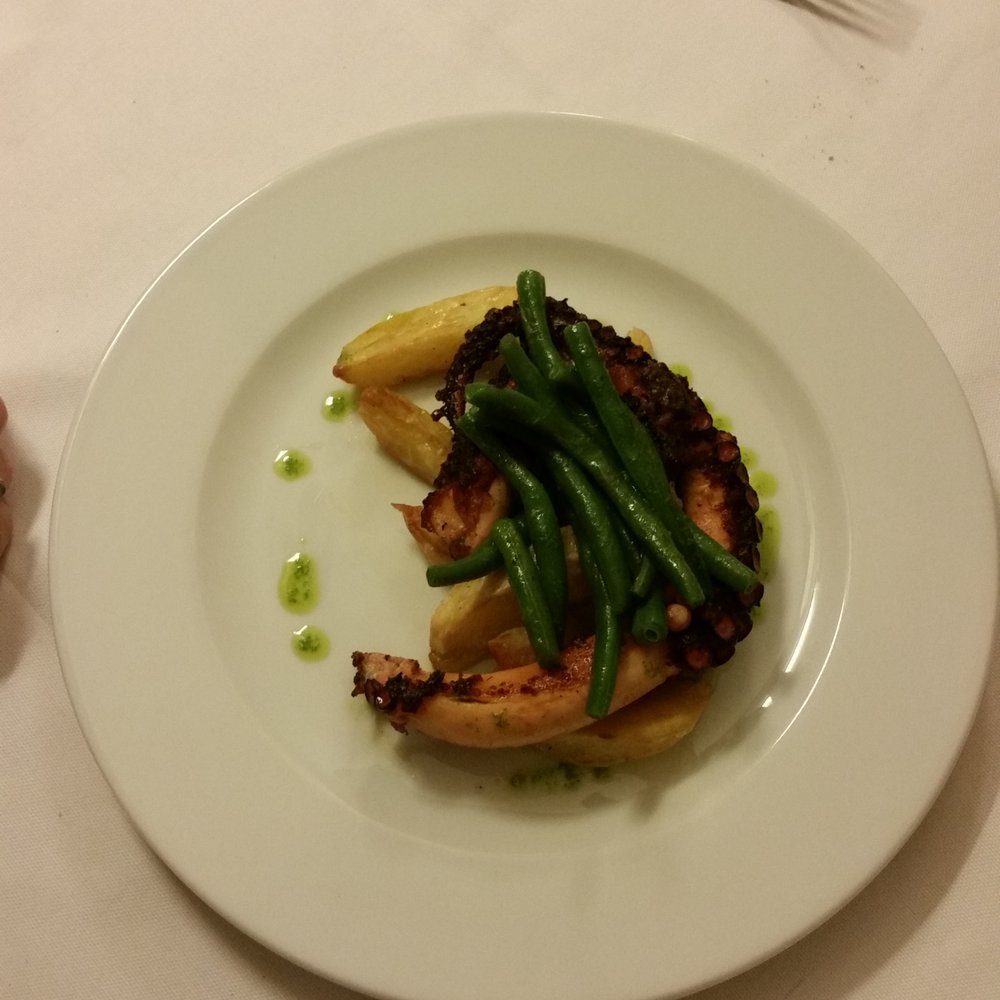 Bollicine - Piovra con fagiolini (octopus with French beans) - unbelievably good!!! - Bistros Near Me - Parma, Puerto Rico