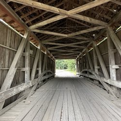 Billie Creek Covered Bridge - Burr arch