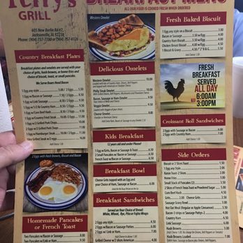 Terry's Grill - Menu - Diners Near Me - Jacksonville, Florida Terry's Grill - Menu - Diners Near Me - Jacksonville, Florida