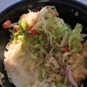 GyroStop - Rice bowl with chicken, flavorless - Mediterranean Near Me GyroStop - Rice bowl with chicken, flavorless - Mediterranean Near Me